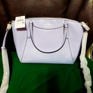NWT KATE SPADE LILAC/LAVENDER LEATHER CROSSBODY BAG